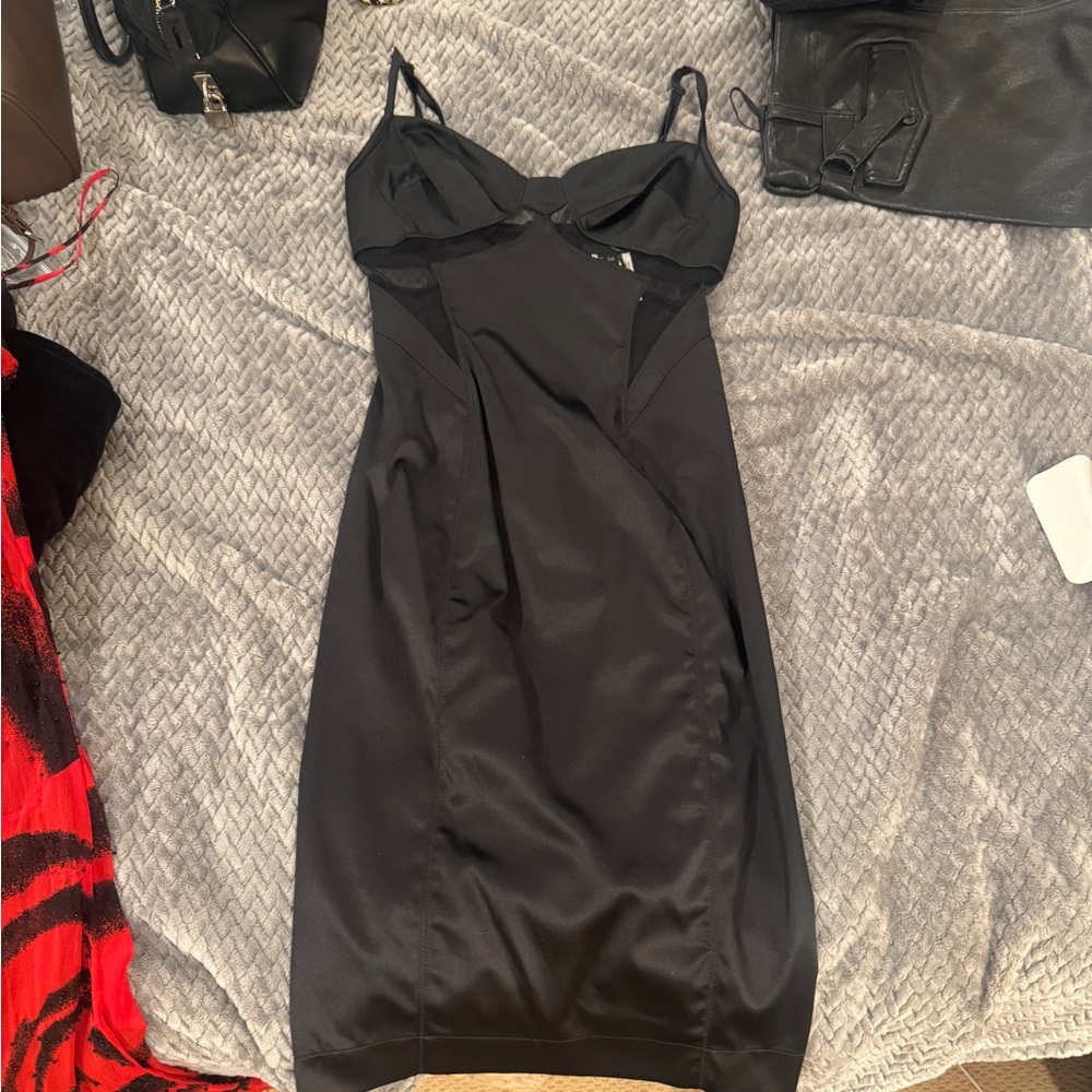 Just Cavalli black bodycon dress
